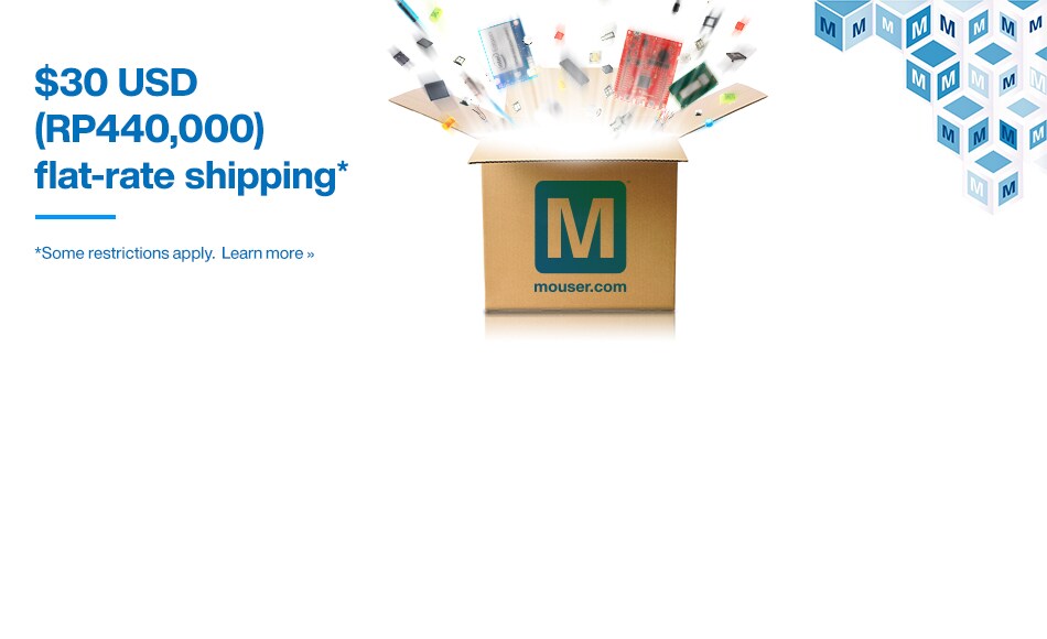 $30 USD (RP440,000) flat-rate Shipping* (*Some restrictions apply.)