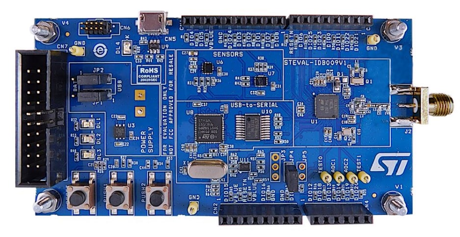 Location Circuit - STMicroelectronics STEVAL-IDB009V1 Evaluation Platform