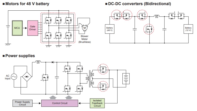 Toshiba Automotive U-MOSVIII-H Power MOSFETs