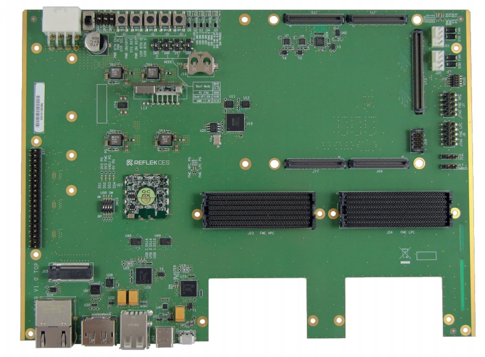ReFLEX CES Zeus Zynq® UltraScale+™ MPSoC SoM Carrier Board