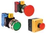 IDEC HW4B Metal Bezel Non-Illuminated Pushbuttons