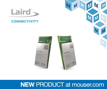 面向蓝牙5和Thread实现的Laird Connectivity BL654PA模块在贸泽开售